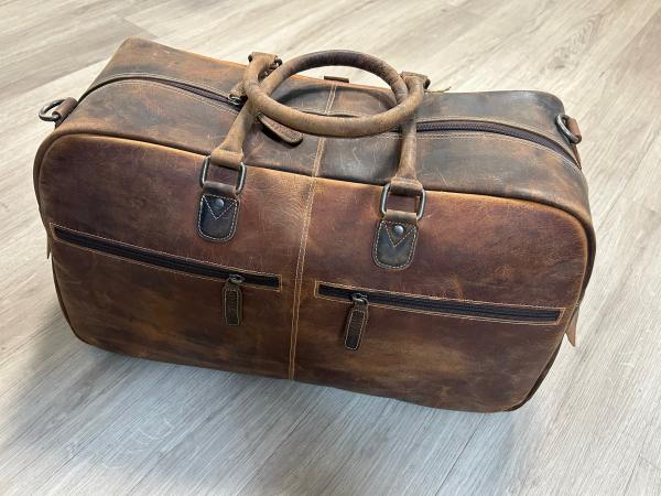 Lederreisetasche XL Alpenleder Braun